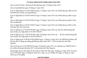 Quyết định 02/2017/QĐ-UBND hệ số điều chỉnh giá đất để xác định giá Thái Nguyên