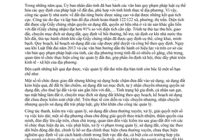 Chỉ thị 02/CT-UBND tăng cường công tác quản lý nhà nước về đất đai Bắc Kạn 2017