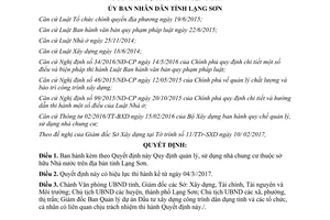 Quyết định 03/2017/QĐ-UBND quản lý sử dụng nhà chung cư thuộc sở hữu Nhà nước Lạng Sơn