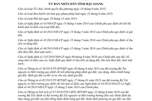 Quyết định 07/2017/QĐ-UBND Quy chế phối hợp công tác xác định giá đất cụ thể Hậu Giang 2017