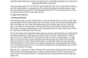 Kế hoạch 91/KH-UBND cải thiện môi trường kinh doanh năng lực cạnh tranh quốc gia An Giang 2017 2020