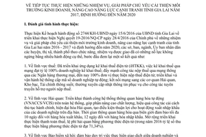 Kế hoạch 709/KH-UBND 2017 cải thiện môi trường kinh doanh năng lực cạnh tranh Gia Lai năm 2020