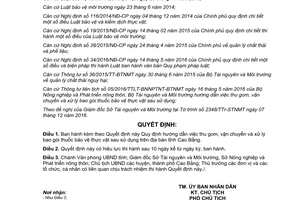 Quyết định 05/2017/QĐ-UBND thu gom xử lý bao gói thuốc bảo vệ thực vật sau sử dụng Cao Bằng