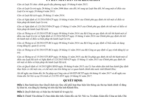 Quyết định 356/QĐ-UBND 2017 thực hiện liên thông thủ tục hành chính hộ tịch Khánh Hòa