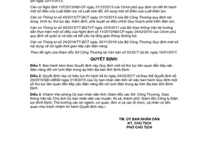 Quyết định 07/2017/QĐ-UBND thủ tục tiếp cận điện năng lưới điện trung áp Bình Định 2016 2020