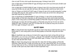 Quyết định 211/QĐ-UBND thủ tục hành chính lĩnh vực thú y Sở Nông Nghiệp Ninh Thuận 2017