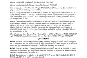 Quyết định 06/2017/QĐ-UBND quy định mức trợ giúp đối tượng bảo trợ xã hội Bình Định