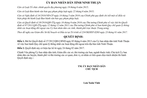 Quyết định 11/2017/QĐ-UBND bãi bỏ 27/2013/QĐ-UBND hoạt động đối ngoại Ninh Thuận