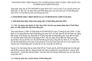Báo cáo 15/BC-UBDT thực hiện pháp luật bình đẳng giới mục tiêu quốc gia về bình đẳng giới 2016 2017