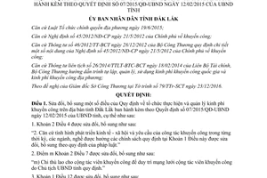 Quyết định 04/2017/QĐ-UBND sửa đổi Quy định tổ chức thực hiện quản lý kinh phí khuyến công Đắk Lắk