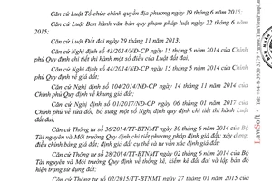 Quyết định 04/2017/QĐ-UBND quy định Bảng giá đất Bình Dương