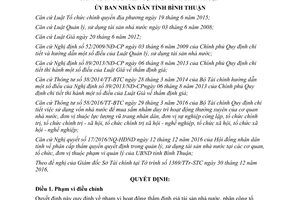 Quyết định 06/2017/QĐ-UBND phân công thực hiện thẩm định giá của nhà nước tài sản nhà nước Bình Thuận