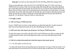 Công văn 384/TCT-TNCN chính sách thuế hoạt động hợp tác kinh doanh Công ty Grab Taxi 2017