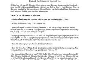 Công văn 778/TCHQ-GSQL xử lý vướng mắc thực hiện Điều 41 Luật Hải quan 2014 2017