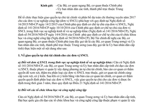 Công văn 2636/BTC-HCSN 2017 giao quyền tự chủ tài chính đơn vị sự nghiệp công lập