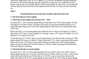 Kế hoạch 105/KH-UBND 2017 phát triển doanh nghiệp An Giang đến năm 2020