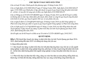 Quyết định 174/QĐ-UBND phê duyệt Quy hoạch xây dựng phát triển thủy lợi Tuyên Quang 2016 2025 2017