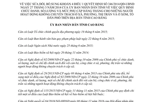 Quyết định 08/2017/QĐ-UBND sửa đổi Quyết định 346/2014/QĐ-UBND Cao Bằng 2017