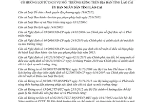 Quyết định 12/2017/QĐ-UBND mức thu quản lý sử dụng tiền dịch vụ môi trường rừng tỉnh Lào Cai