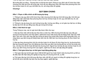 Thông tư 09/2017/TT-BLĐTBXH đào tạo trung cấp cao đẳng tích lũy mô đun tín chỉ kiểm tra thi xét tốt nghiệp