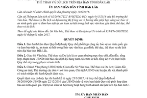 Quyết định 10/2017/QĐ-UBND phối hợp công tác bảo vệ an ninh quốc gia trật tự an toàn xã hội Đắk Lắk