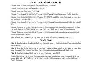 Quyết định 12/2017/QĐ-UBND Quy định quản lý chất thải rắn sinh hoạt Đắk Lắk 2017