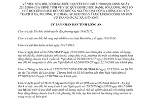 Quyết định 13/2017/QĐ-UBND sửa đổi Điều 3 Quyết định 61/2010/QĐ-UBND Long An