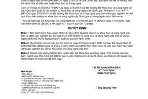 Quyết định 06/2017/QĐ-UBND Quản lý khoa đánh giá khoa học công nghệ tỉnh Ninh Bình