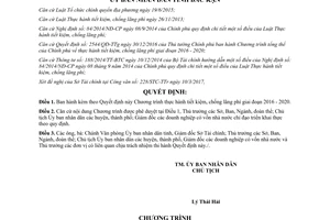 Quyết định 358/QĐ-UBND 2017 Chương trình thực hành tiết kiệm chống lãng phí Bắc Kạn