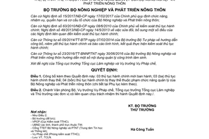 Quyết định 1050/QĐ-BNN-TCLN công bố thủ tục hành chính 2017