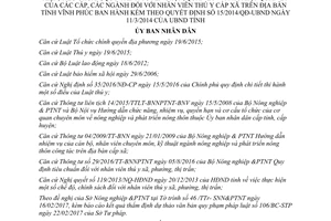 Quyết định 10/2017/QĐ-UBND sửa đổi chức năng nhiệm vụ tuyển chọn quản lý thú y xã Vĩnh Phúc 2017