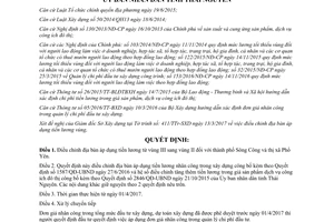 Quyết định 770/QĐ-UBND 2017 địa bàn áp dụng tiền lương nhân công trong xây dựng Thái Nguyên