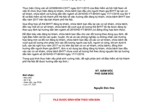 Công văn 593/BHXH-CST số lượng thẻ bảo hiểm y tế đăng ký khám chữa bệnh ban đầu Hà Nội 2017