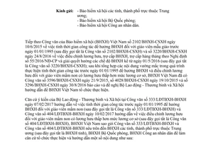 Công văn 625/BHXH-CSXH tính thời gian công tác để hưởng bảo hiểm xã hội điều chỉnh lương hưu 2017