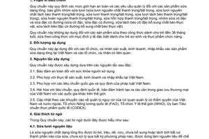 Quy chuẩn kỹ thuật quốc gia QCVN 5-1:2017/BYT về Các sản phẩm sữa dạng lỏng