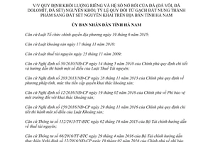 Quyết định 12/2017/QĐ-UBND đá nguyên khối gạch đất nung Hà Nam 2017