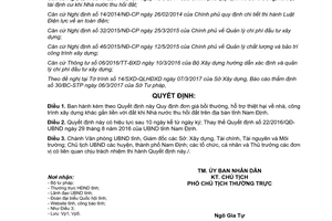 Quyết định 07/2017/QĐ-UBND đơn giá bồi thường nhà công trình xây dựng khi thu hồi đất Nam Định