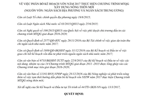 Quyết định số 648/QĐ-UBND 2017 phân bổ kế hoạch vốn xây dựng nông thôn mới Quảng Trị