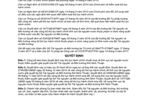 Quyết định 573/QĐ-UBND 2017 công bố thủ tục hành chính lĩnh vực tài nguyên nước Ninh Thuận