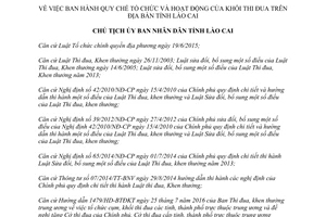 Quyết định 1127/QĐ-UBND 2017 Quy chế tổ chức và hoạt động khối thi đua tỉnh Lào Cai