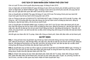 Quyết định 1027/QĐ-UBND thủ tục đăng ký liên thông khai sinh thường trú thẻ bảo hiểm y tế Cần Thơ
