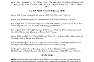 Quyết định 1139/2017/QĐ-UBND hỗ trợ đào tạo trình độ sơ cấp theo 46/2015/QĐ-TTg Quảng Ninh