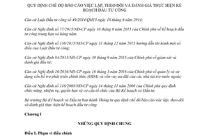 Thông tư 03/2017/TT-BKHĐT hướng dẫn biểu mẫu báo cáo lập đánh giá kế hoạch đầu tư công