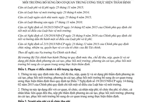 Thông tư 35/2017/TT-BTC phí cơ quan trung ương thẩm định phương án cải tạo phục hồi môi trường