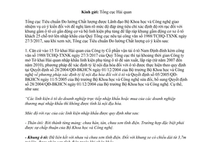 Công văn 717/TĐC-HCHQ 2017 mức độ đáp ứng tiêu chí cơ bản khung gầm ô tô có gắn động cơ