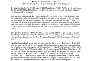 Công văn 770/GSQL-GQ1 nhập khẩu phế liệu giấy báo 2017