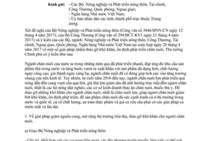 Công văn 597/TTg-NN giải pháp ổn định phát triển chăn nuôi 2017