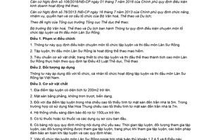 Thông tư 11/2018/TT-BVHTTDL quy định về cơ sở vật chất trang thiết bị đối với môn Lân Sư Rồng