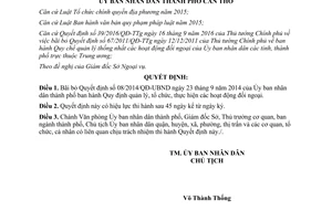 Quyết định 04/2017/QĐ-UBND bãi bỏ Quyết định 08 2014 QĐ-UBND hoạt động đối ngoại Cần Thơ