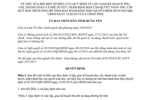 Quyết định 05/2017/QĐ-UBND sửa đổi Quy định về Quỹ bảo trì đường bộ Hưng Yên